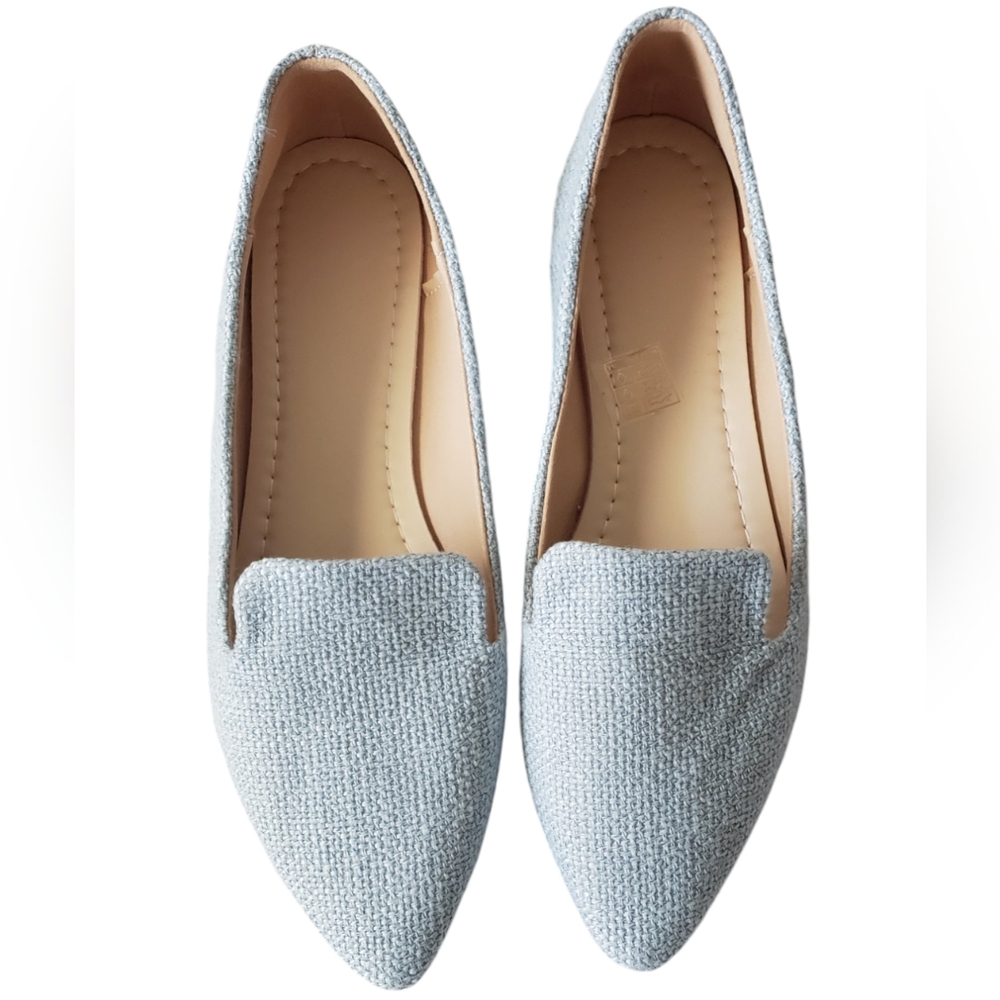 NWOT Flat Shoes Color Light Blue Size EU 40